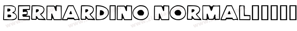 Bernardino Normal字体转换
